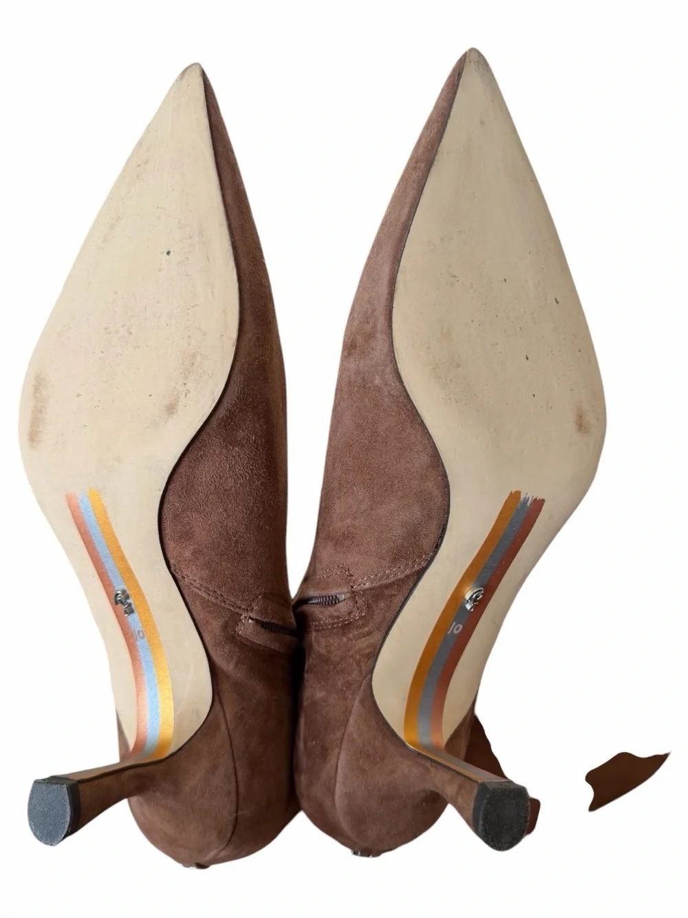 Sam Edelman Brown Suede Over-the-Knee Pointed-Toe Boots